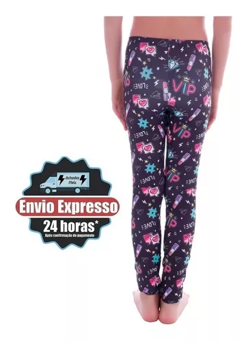 Calça Legging Infantil Juvenil