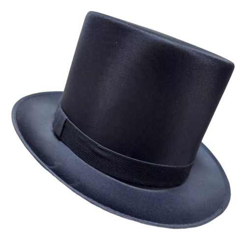 10 Sombreros Mago Copa Alta, Catrín, Chistera, Elegante Color Negro/niño