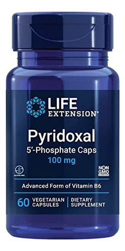 Vitamina B6 Piridoxal 5'-fosfato 100mg P5p Le