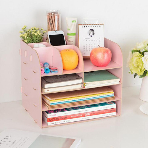 Soporte Para Caja De Almacenamiento De Artículos Rosado