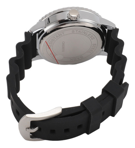 Reloj De Cuarzo Con Bisel Giratorio Y Fecha Automática Lumin