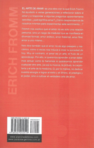 Libro Nuevo, El Arte De Amar, Erich Fromm