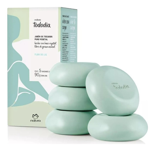 Natura Tododia Flor De Lis Jabones X 5 De 90g