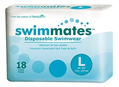 Swimmates Pañales Desechables Para Adultos, Grandes, 18