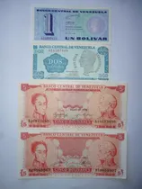 Comprar Billetes Antiguos De Venezuela, Colección Set De 4 Billetes