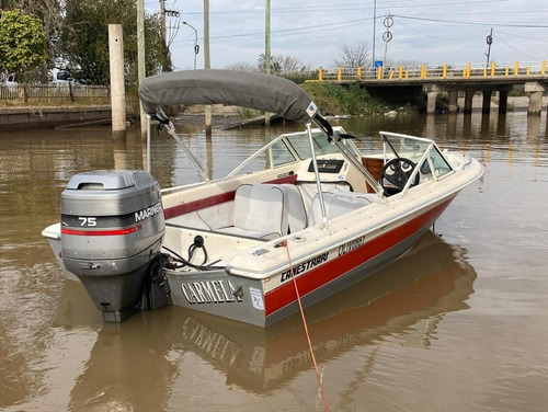 Imagen 8 de 10 de Lancha Canestrari 470 Con Mariner 75hp 2t