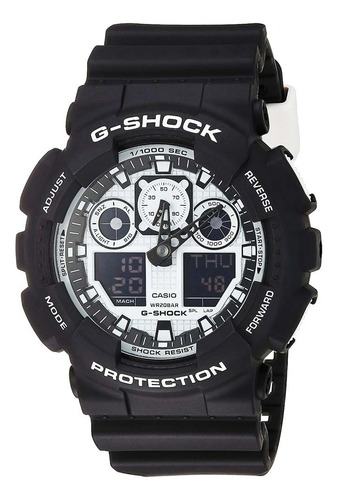 Reloj Casio G-shock Ga100bw-1a En Stock Original Garantía