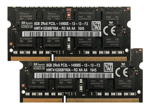 Memoria Ram Ddr3l 16gb 2 X 8gb  1866 Mhz Laptop 