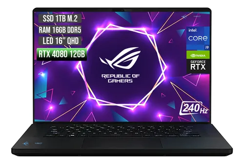 Asus Rog Zephyrus Intel Core I9 Ssd 1tb + Ram 16gb Rtx 4080