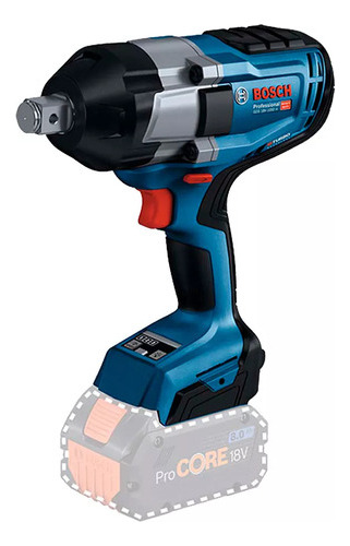 Llave De Impacto Inalámbrica Bosch Gds 18v-1050h Sin Batería Color Azul