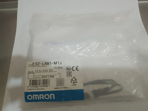 Sensor Fotoeléctrico Omron E3z-lr81-m1j