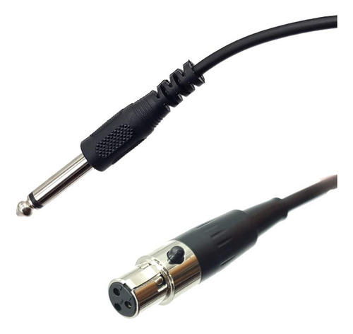 Cable Con Conector Mini Xlr A Plus 1/4 Mono Para Instrumento