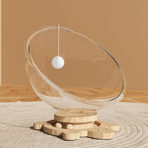 Cama Para Gatos En Cápsula Transparente, Cama Para L