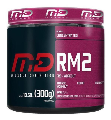 Pre Workout Rm2 - 300g - Muscle Definition - Uva