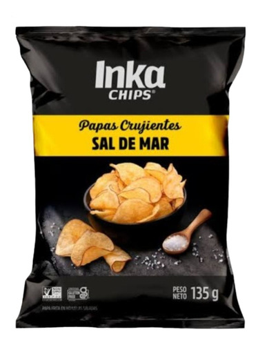 Caja De Inka Chips  Sal De Mar  De 33g X36unid