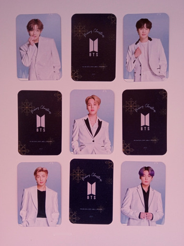 Bts Holiday Lotte Duty Free Photocards Set | 9pzas Fanmade