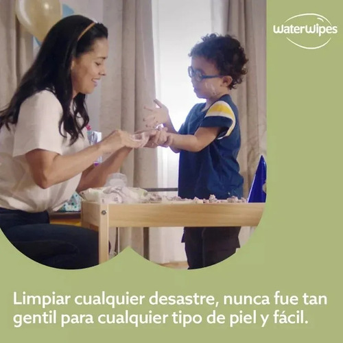 Toallitas Húmedas Water Wipes Con Textura Caja De 12 Packs Con 60 Unidades Cada Uno 99.9% Agua Bebé