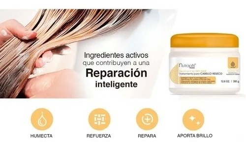 Nutrapel Keractive Masc Para Cabello Reseco Y Dañado