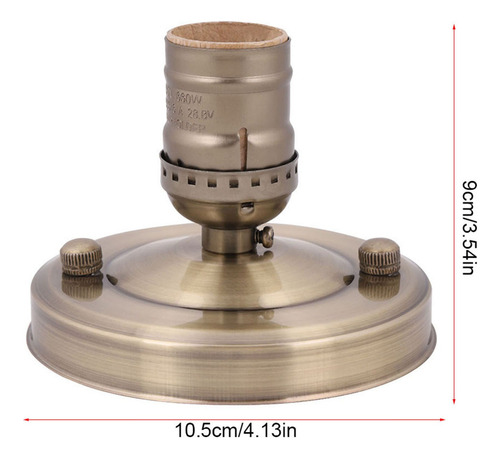 Soporte Para Lámpara De Techo Vintage E26 E27 Con Casquillo