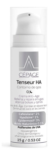 Cepage Contorno Ojos Tenseur Ha Crema Antiedad Rellena 15ml