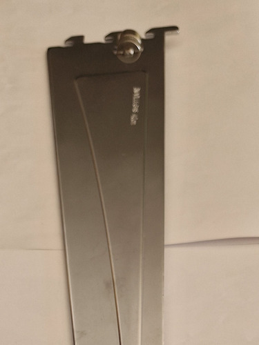Mensula Gancho 40 Cm Cromo Para Pilar Ranurado