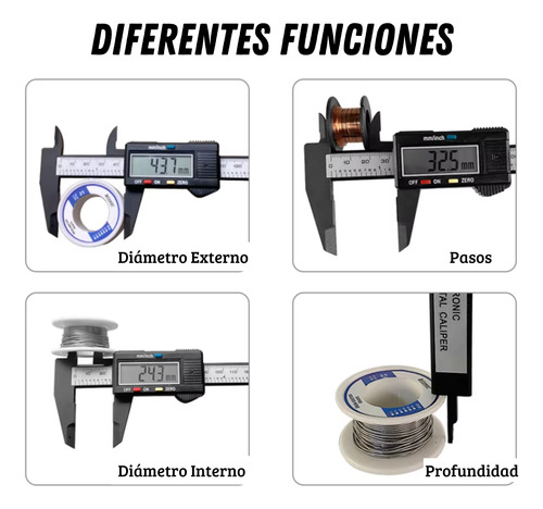 Calibrador Vernier Digital Lcd