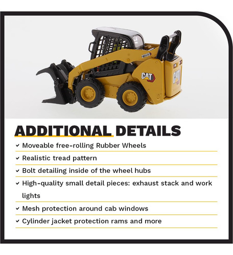 Diecast Masters 1:32 Caterpillar 259d3 Compact Track Loader
