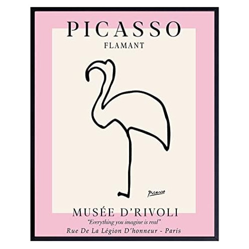 Póster De Pablo Picasso 8x10, Decoración De Estilo Mi...