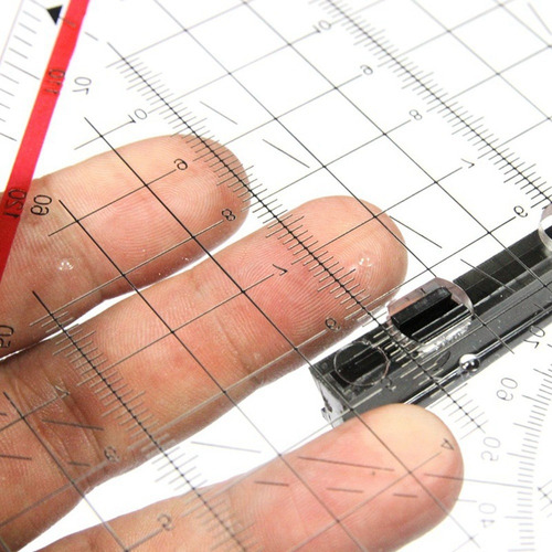 Regla Triangular De Dibujo De 30 Cm Diseño De Dibujo Multifu