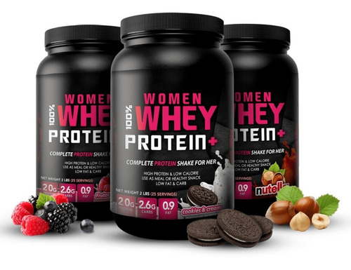 Woman 100% Whey Protein 2lb Proteina Mujer Suplemento Gym