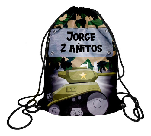 Morrales Dulceros Militar Personalizados Recuerdos 10 Pz