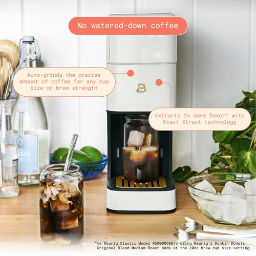 Cafetera Beautiful Touch Programable De 16 Tazas Con Molino (Reacondicionado)