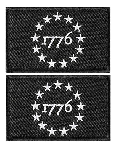 Parche Militar Táctico Patriot 1776, Aplicación Borda...