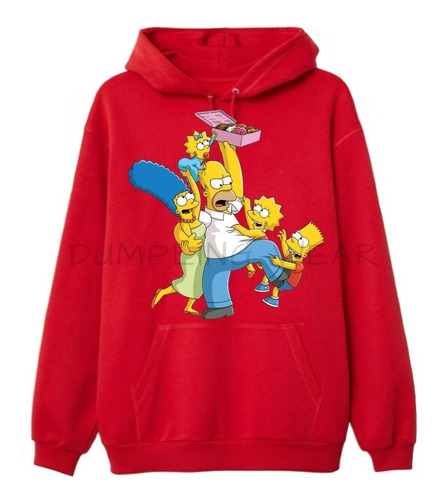 Buzo Canguro Los Simpson Familia Homero Marge Bart Lisa