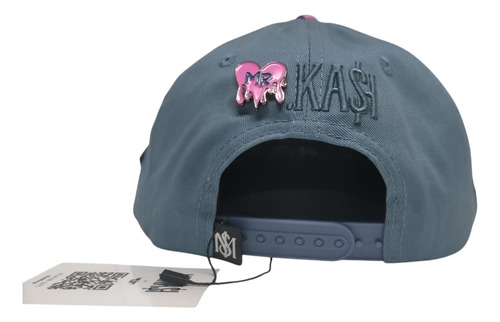Mr Kash Gorra Snapback Plana Original Don Gato Premium Violeta-azul Ajustable