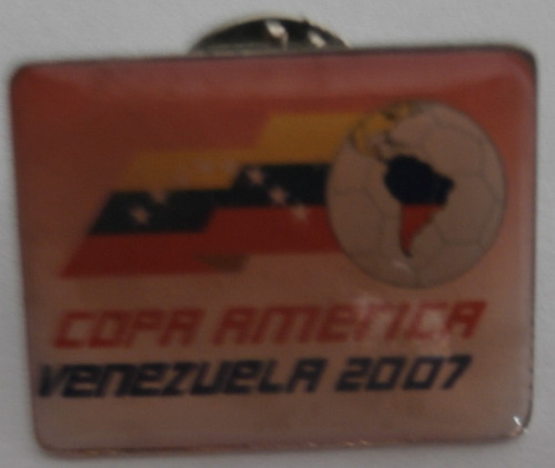 Pin O Boton Copa America Venezuela 2007 Coleccion