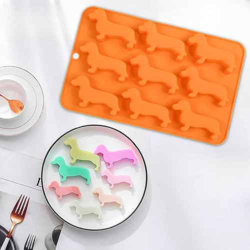 Molde Para Hornear De Perro Molde De Hielo De Silicona Para