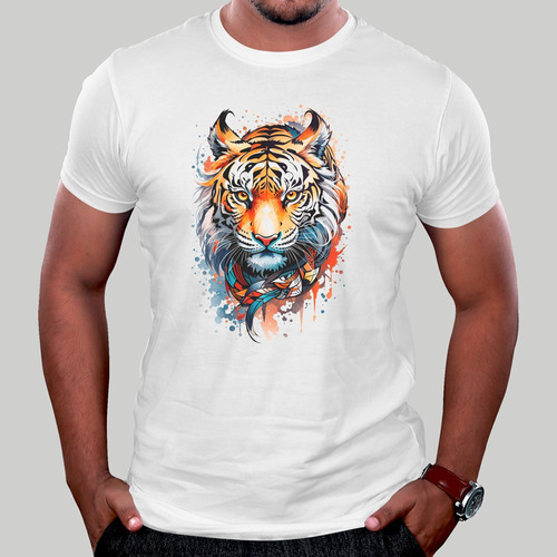 Camiseta Estampada Tigre De Bengala Exclusiva