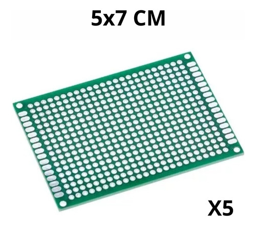 Lámina Baquelita Pcb Perforada Circuito Impreso Protoboard