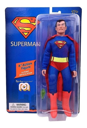 Muñeco Figura De Acción Superman 20 Cm Mego Original