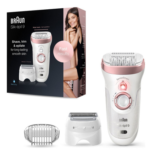 Depiladora Eléctrica Mujer Braun Silk-épil 9, 9-720