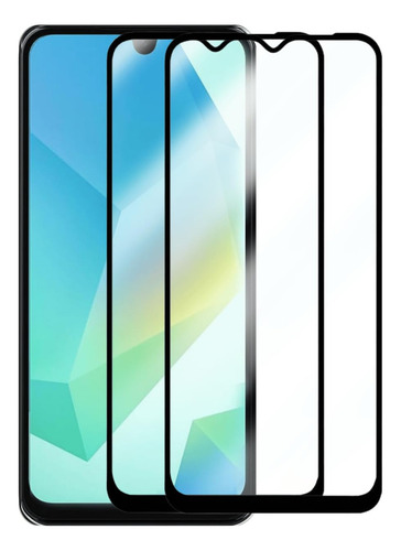 Kit 2 Pelicula Vidro 3d Para Galaxy A16 6.7 Cobertura Total