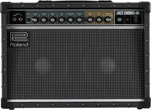 Roland Jc-40 Amplificador Estéreo De 40 Watts Con Efectos Color Negro