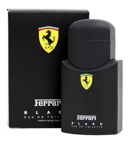 Perfume Scuderia Ferrari Black Caballero Original 125ml 