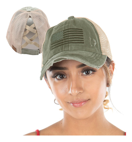 Gorra De Baseball Funky Junque Para Mujer/oliva