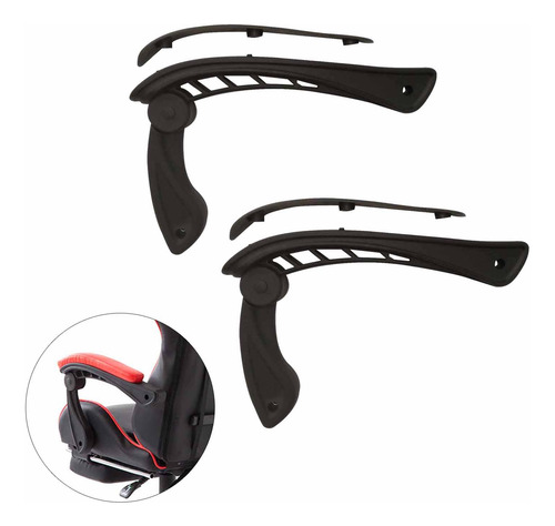 2x Reposabrazos De Silla De Oficina Universal 5 Agujeros