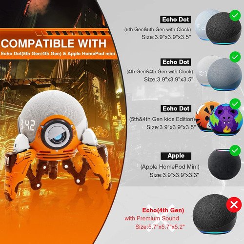Soporte De Robots Para Alexa Echo Dot 4ta Y 5ta Generación