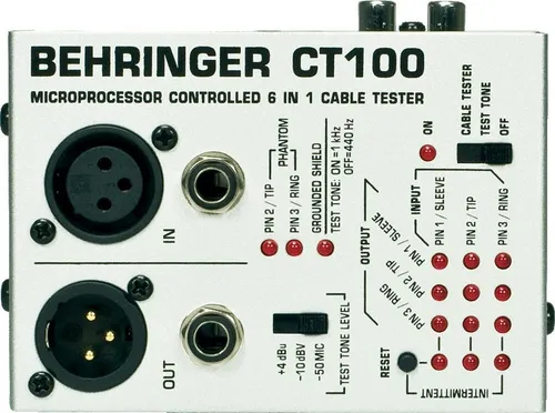 Tester De Cables Behringer Cable Tester Ct100