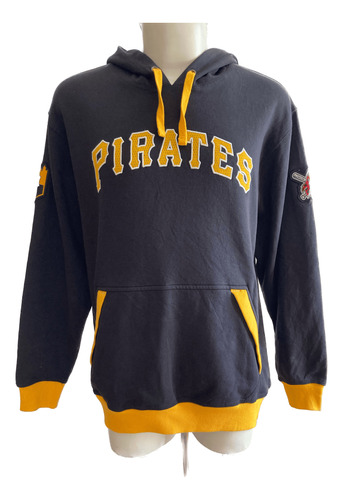 Sudadera Hoodie Pittsburgh Pirates Majestic Béisbol Mlb 