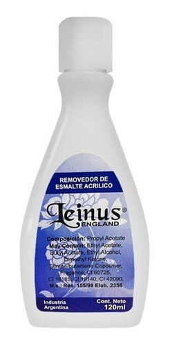 Removedor Esmaltado Semipermanentes Uñas Leinus 120 Ml X24